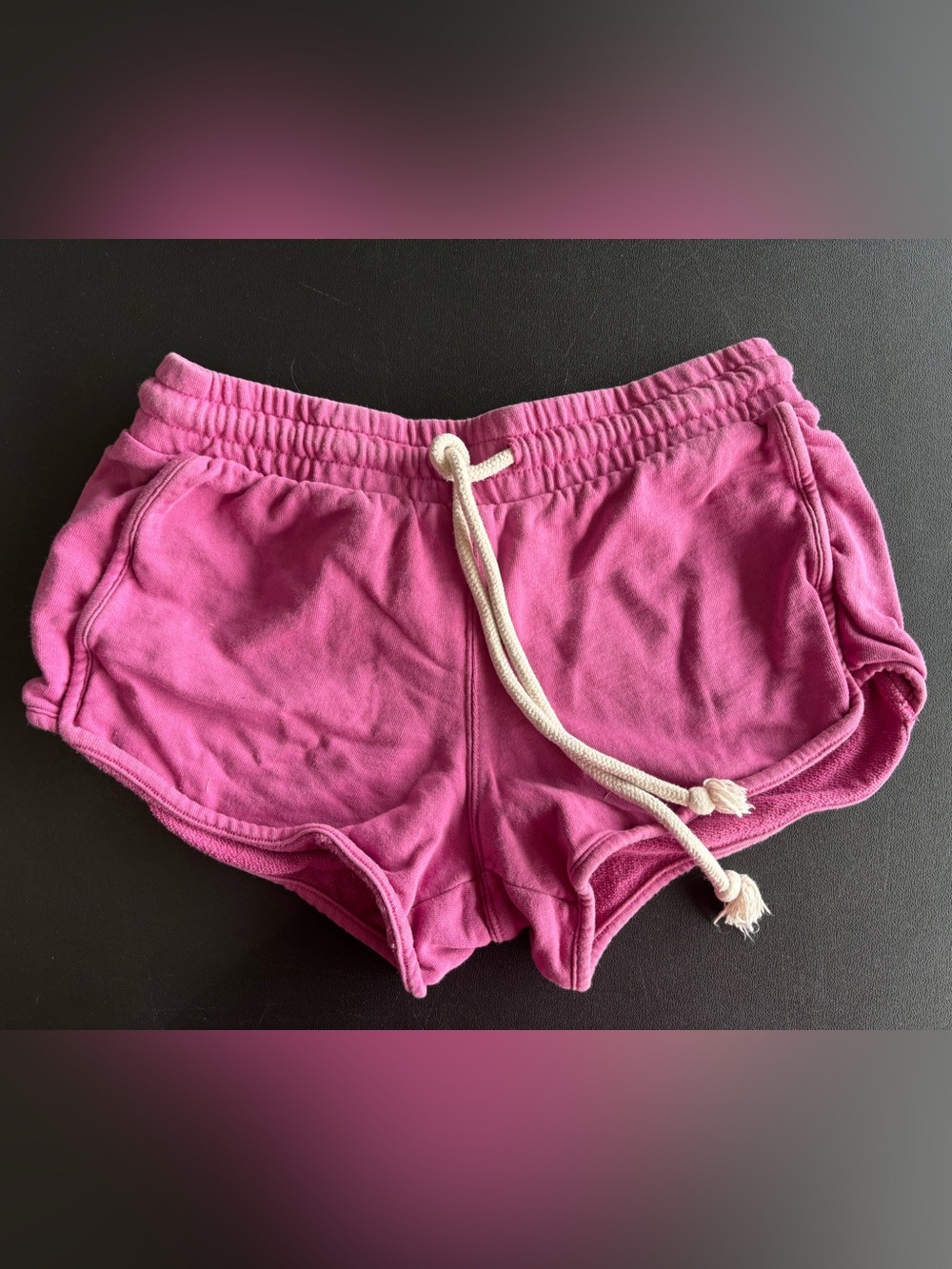 Universal Thread Hot Pink Drawstring Cotton Athletic Shorts